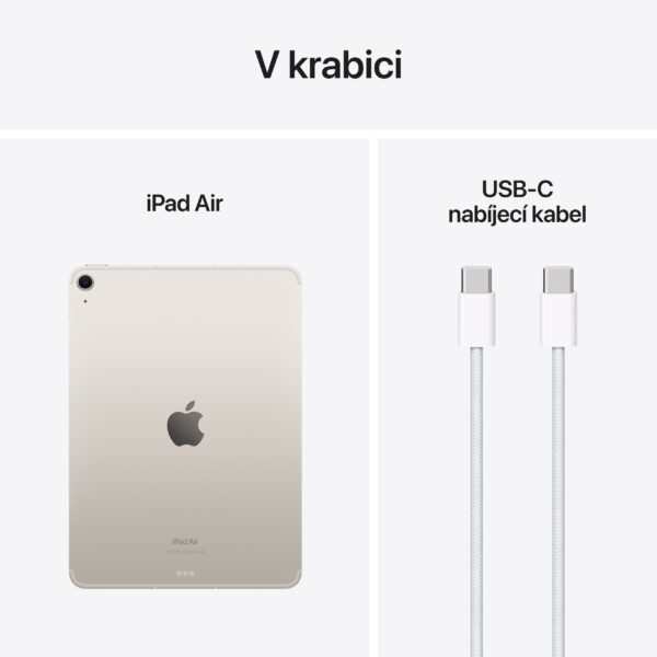 Apple iPad Air 11 M2 512GB Wi-Fi+5G Starlight - obrazek 7