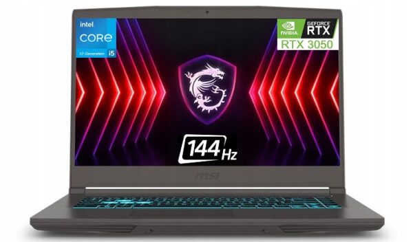 Laptop MSI Thin 15 B12UC 15,6 FHD 144Hz i5-12450H 16GB SSD512+1TB RTX3050 - obrazek 2
