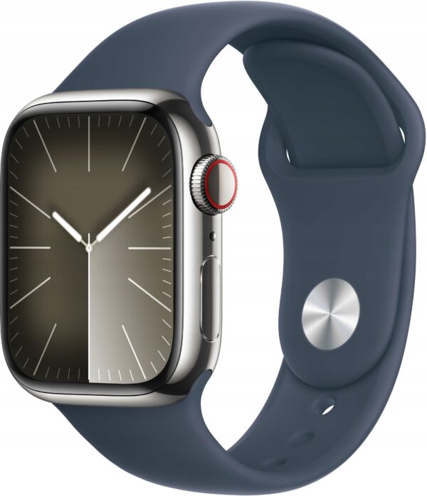 Smartwatch APPLE Watch Series 9 GPS + Cellular Koperta 41mm ze stali nierdz