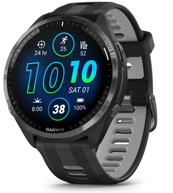 Garmin Forerunner 965 Czarny tytanowa ramka 47mm