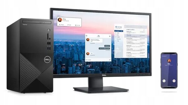 Komputer Dell Vostro 3710 SFF i3-12100 UHD 730 12GB HDD1000GB DVD W11Pro - obrazek 9