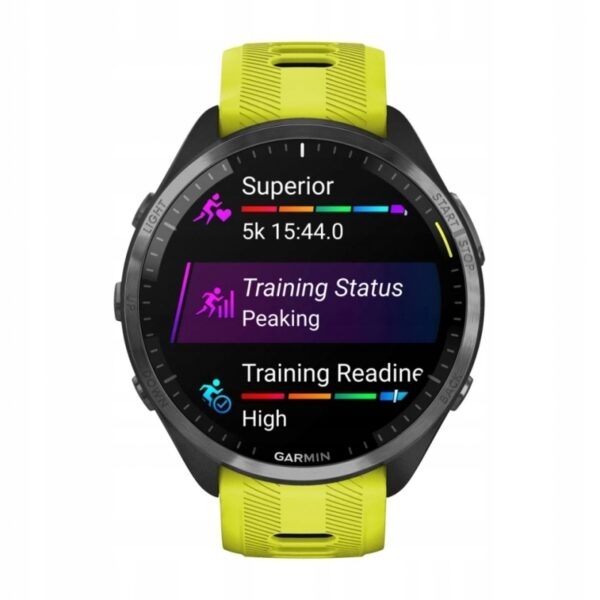 Garmin Forerunner 965 Tytanowa ramka żołty pasek 47mm - obrazek 9