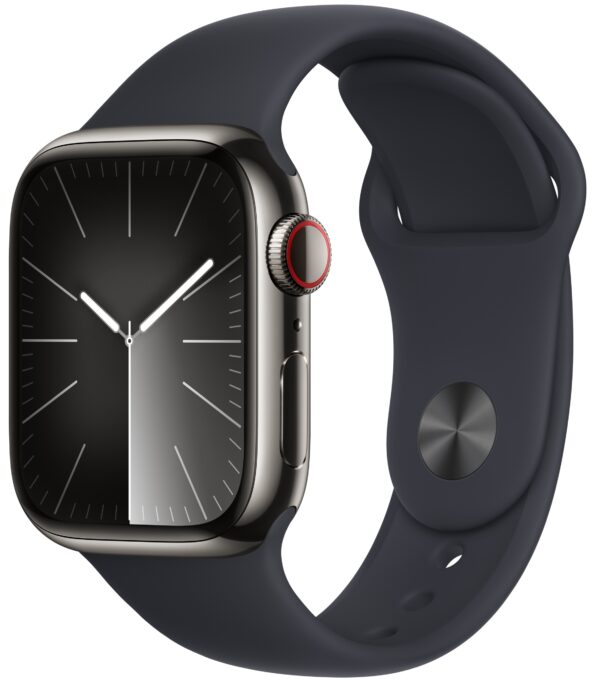 Smartwatch APPLE Watch Series 9 GPS + Cellular Koperta 41mm ze stali nierdz