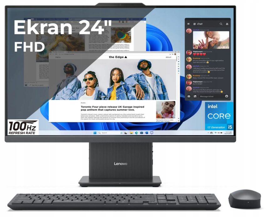 Komputer Lenovo AiO IdeaCentre 23,8"FHD 100Hz i5-13420H 32GB SSD512 W11