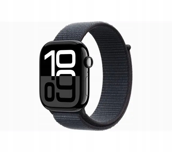 Apple Watch 10 GPS 42mm koperta z aluminium + opaska sportowa atramentowa