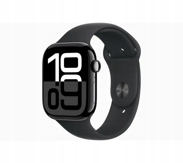 Apple Watch 10 GPS 46mm koperta z aluminium + pasek sportowy M/L czarny
