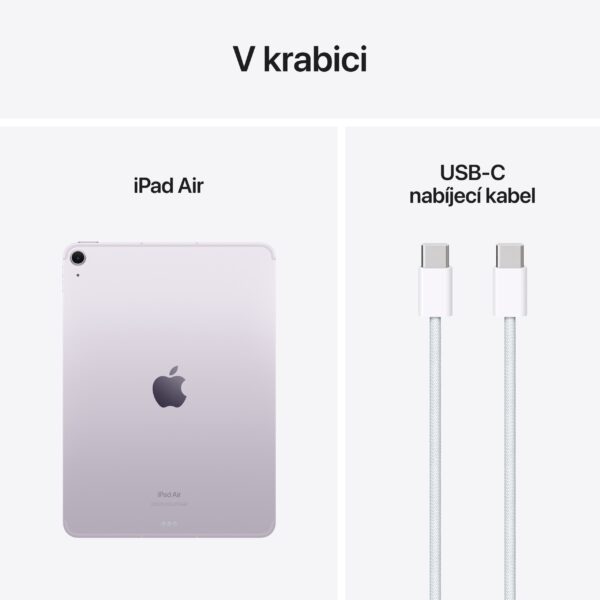 Tablet Apple iPad Air 2024 11'' 8/128GB Wi-Fi Cellular 5G Fioletowy - obrazek 8