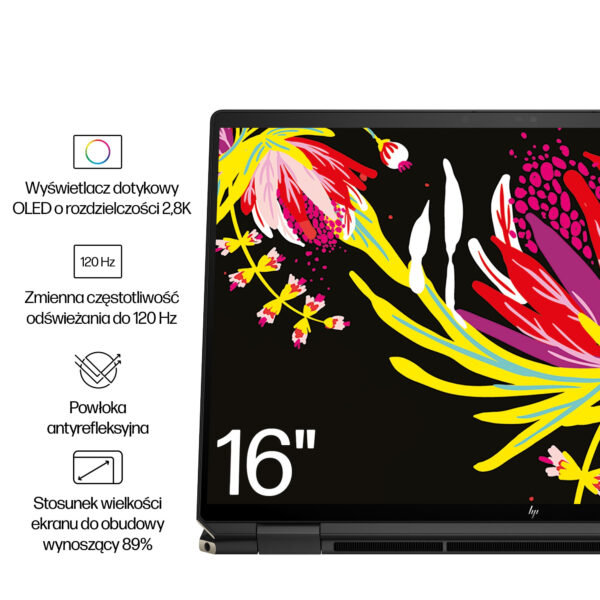 Laptop 2w1 HP SPECTRE x360 16-aa ultra 7 16GB 1TB RTX 4050 2.8K Dotyk Win11 - obrazek 15
