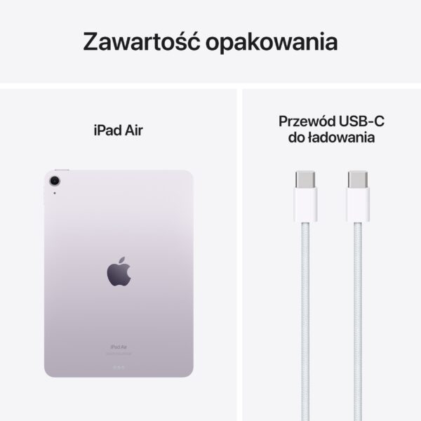 Apple iPad Air 11 M2 256GB Wi-Fi Fioletowy - obrazek 7