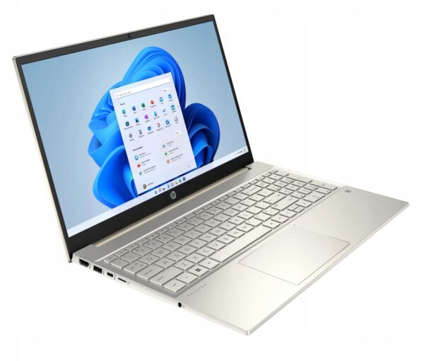 Złoty Laptop do pracy HP 15 Intel i5 8GB SSD 512GB FullHD Dotyk Win 11 - obrazek 2