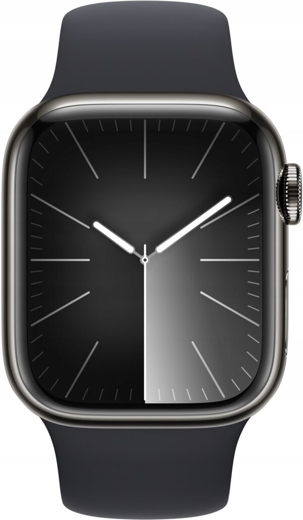 Smartwatch APPLE Watch Series 9 GPS + Cellular Koperta 41mm ze stali nierdz - obrazek 3