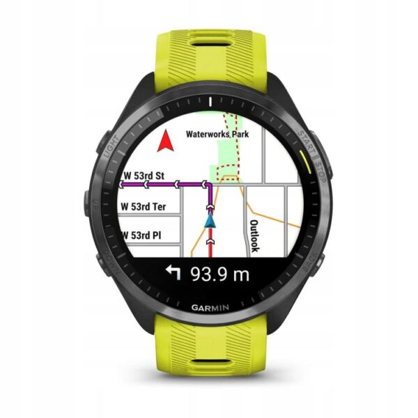 Garmin Forerunner 965 Tytanowa ramka żołty pasek 47mm - obrazek 11