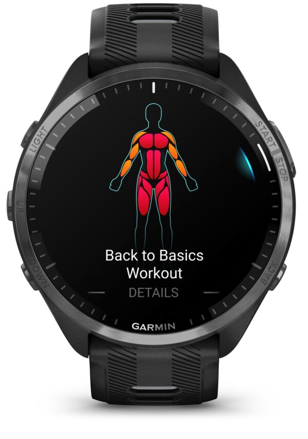 Garmin Forerunner 965 Czarny tytanowa ramka 47mm - obrazek 6