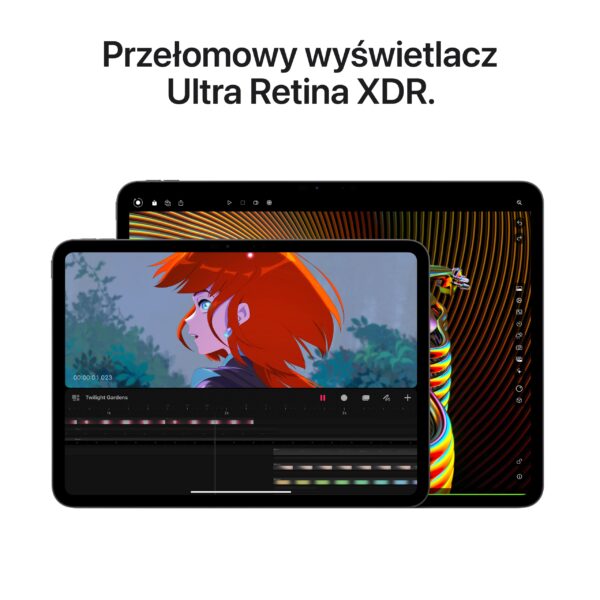 Tablet Apple iPad Pro 2024 11'' 8/256GB Wi-Fi Cellular 5G Gwiezdna czerń - obrazek 5