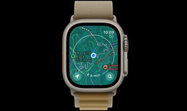 Apple Watch Ultra 2 GPS + Cellular 49mm tytan + opaska Alpine S beżowa - obrazek 4