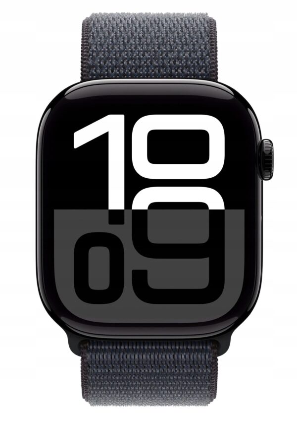 Apple Watch 10 GPS + Cellular 42mm aluminium + opaska sportowa atramentowa - obrazek 4