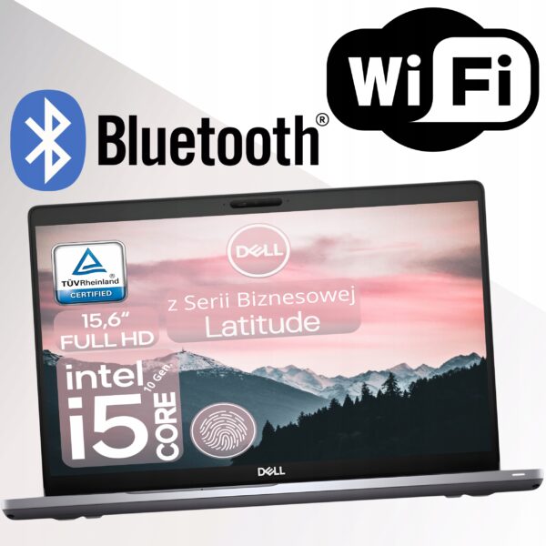 Unikatowy Dell Stellar Grey! 15,6" Full HD | Core i5 10gen | Win11Pro USB-C - obrazek 7