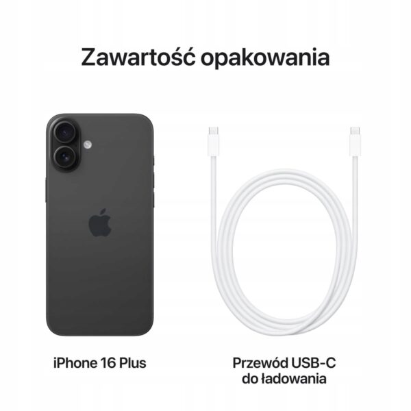 Apple iPhone 16 Plus 512GB Czarny - obrazek 7