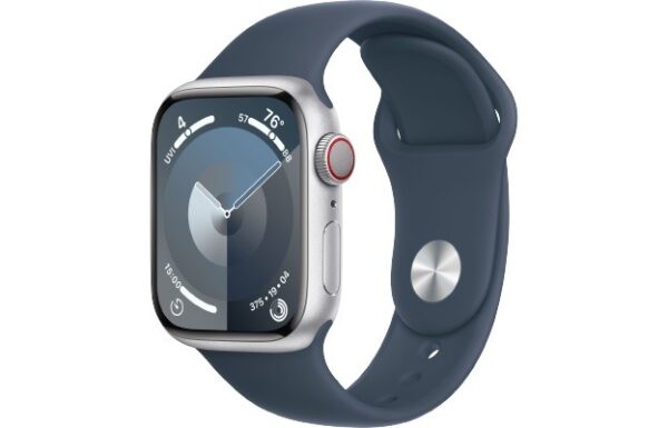 Smartwatch APPLE Watch 9 GPS + Cellular 41mm Srebrny S/M - obrazek 6