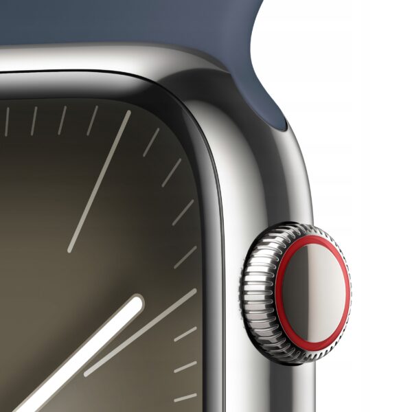 Smartwatch APPLE Watch Series 9 GPS + Cellular Koperta 45mm ze stali nierdz - obrazek 3