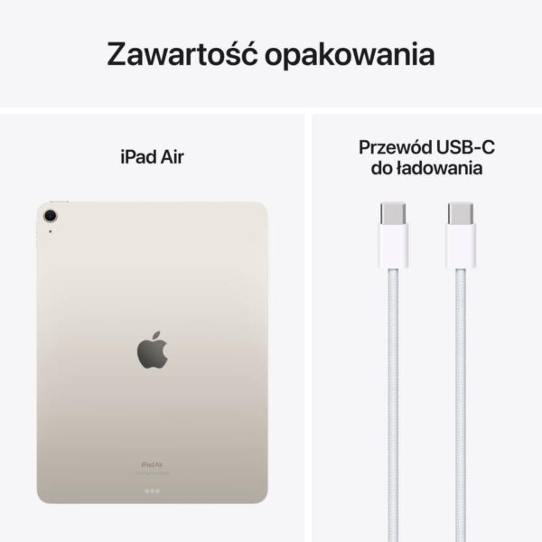 Apple iPad Air 13 M2 512GB Wi-Fi Starlight - obrazek 3