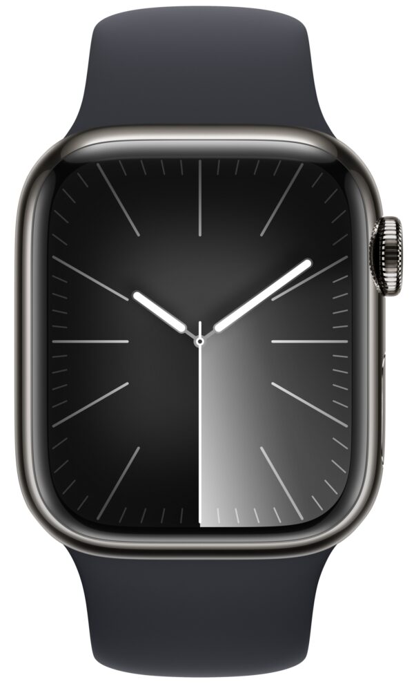 Smartwatch APPLE Watch Series 9 GPS + Cellular Koperta 41mm ze stali nierdz - obrazek 6