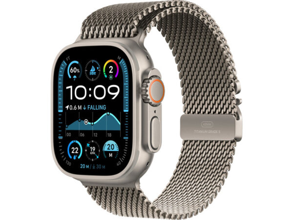 Apple Watch Ultra 2 GPS + Cellular 49mm tytan + bransoleta mediolańska M